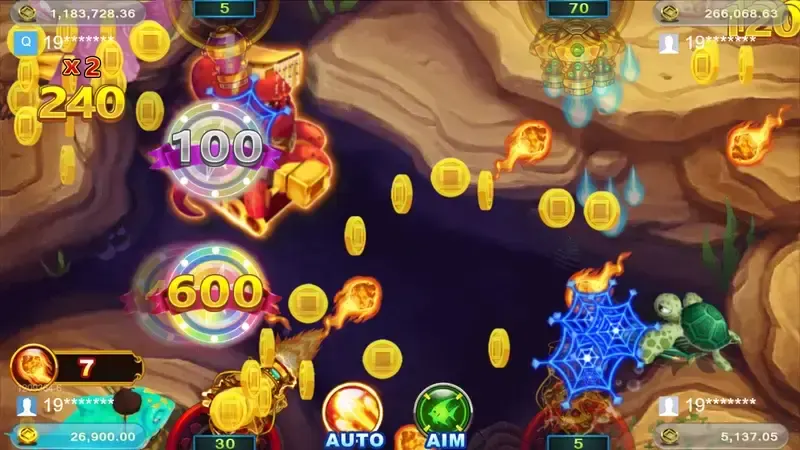 RSG八爪天下海霸王海底魚種畫面