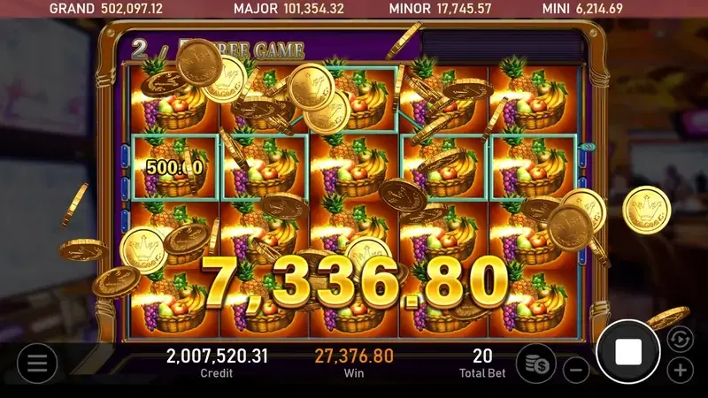 RSG幸運水果鑽石免費遊戲功能畫面